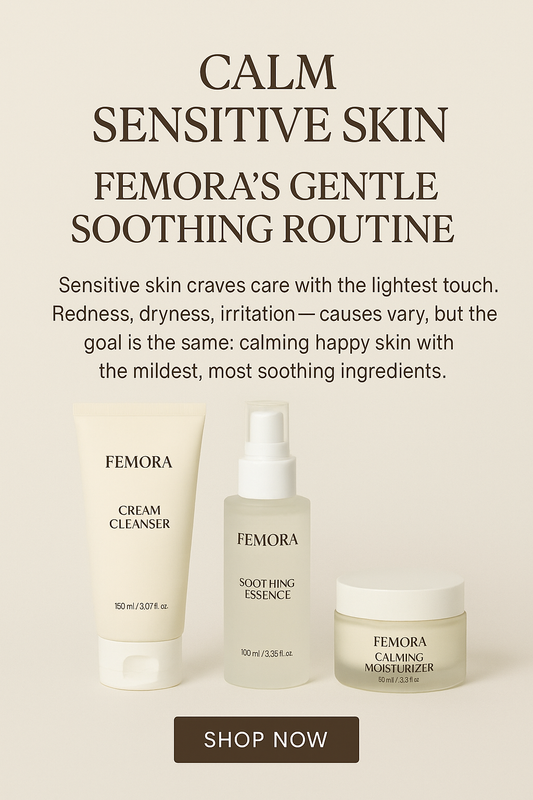 Calm Sensitive Skin: FEMORA’s Gentle Soothing Routine