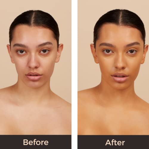 Monika Blunder Beauty - Blunder Cover Foundation Concealer - Shade: 4.5 - Vier.5 - Medium, Bronze Olive Undertones - Clean Beauty, All-In-One, Cruelty-Free, Vegan (4.5 - Vier.5) - 0.62 oz