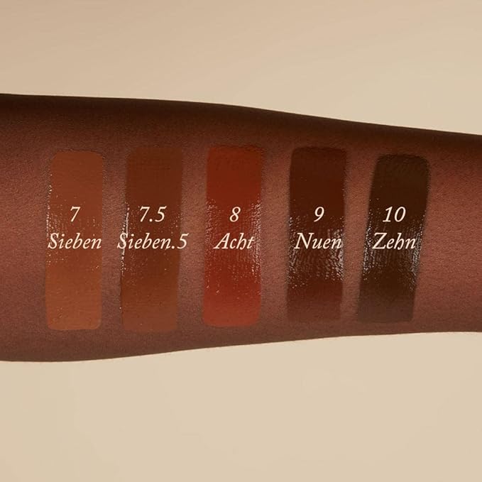 Monika Blunder Beauty - Blunder Cover Foundation Concealer - Shade: 8 - Acht - Deep/Dark with Red Undertones - Clean Beauty, All-In-One, Cruelty-Free, Vegan - 0.62 oz