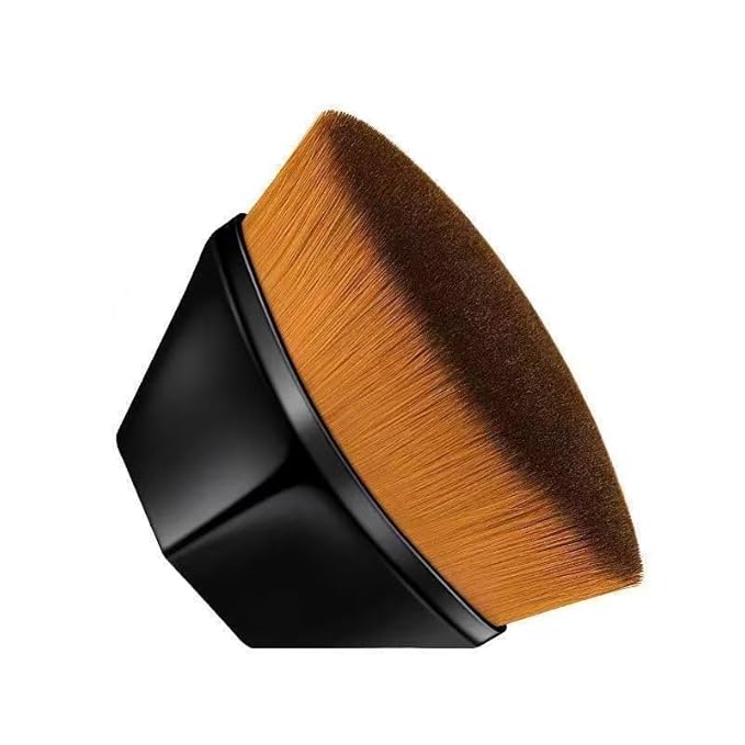 Foundation Makeup Brush Fast Flawless Application Blusher Liquid Cream Powder Cosmetic Body Blending Tool, Black