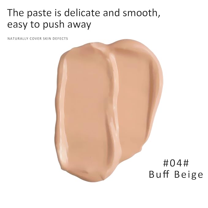 Ownest Mushroom Head Air Cushion BB Cream, Concealer Lasting Nude Makeup Moisturizing Pigment CC Liquid Foundation, Even Skin Tone Makeup Base Primer-Buff Beige