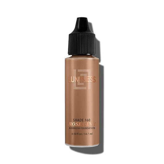 Luminess Air Rose 4-in-1 Airbrush Foundation - Shade 160, 0.50 oz Rich