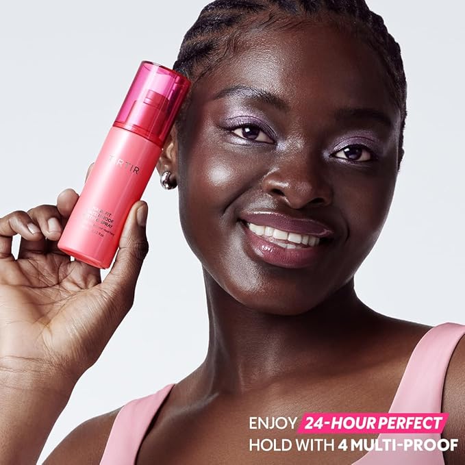 TIRTIR Waterproof Setting Spray – 24 Hour Long Lasting Fix, Sweatproof Water Resistant Makeup Finisher – Ethanol Free, Semi Matte Finish for Oily Skin – Korean Makeup Fixer