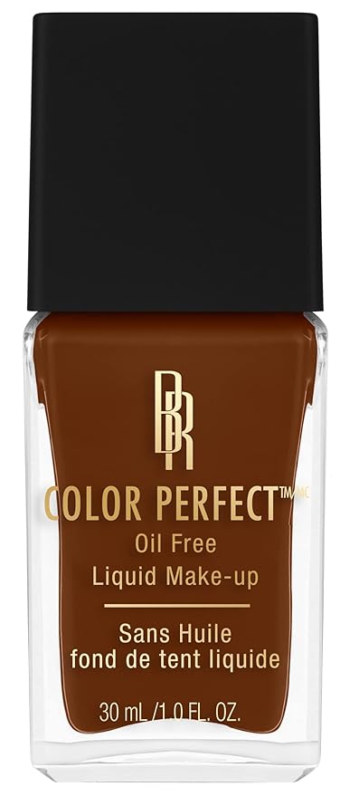 Black Radiance Color Perfect Liquid Full Coverage Foundation Makeup, Clove, 1 Ounce