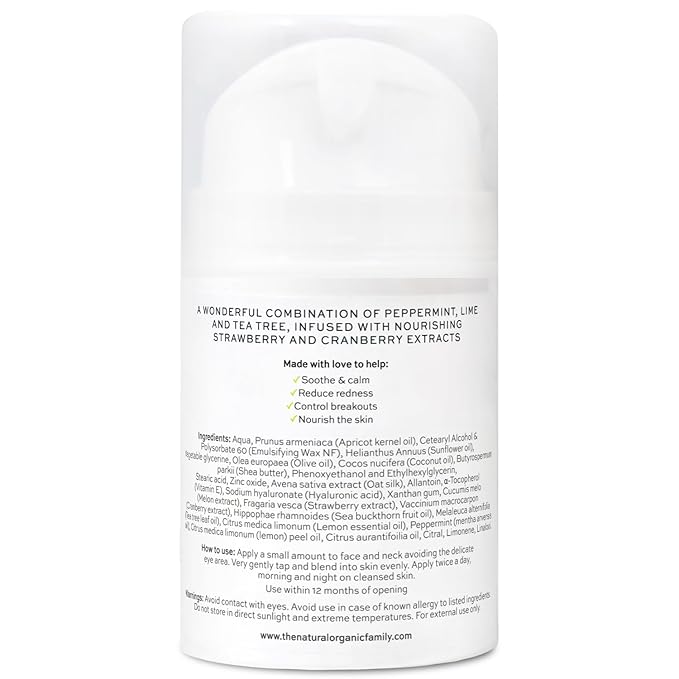 Face Moisturizer with Hyaluronic Acid Face Cream for Kids - Facial Cream & Gentle Moisturizer with Strawberry Extract & Vitamin E - Daily Facial Cream Moisturizer for Dry & Sensitive Skin 50ml