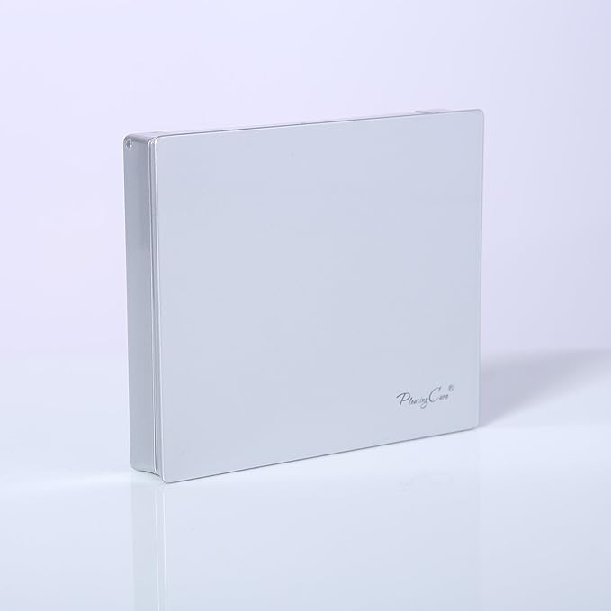 Makeup Mirror with Facial Oil Blotting Paper Sheets – Green Tea 100 Counts, Silver Compact Folding Cosmetic Travel Mirror