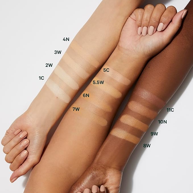 Well People Bio Powder Foundation, Lightweight & Hydrating Foundation For Perfecting & Smoothing Skin, Semi-Matte Finish, Vegan & Cruelty-free, 11C