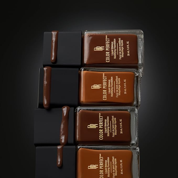 Black Radiance Color Perfect Liquid Full Coverage Foundation Makeup, Allspice, 1 Ounce