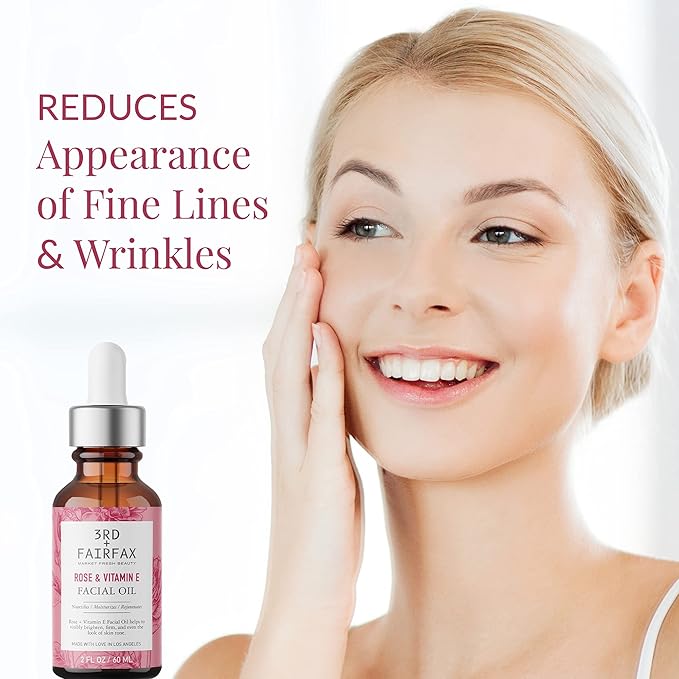 Rose & Vitamin E Facial Oil - 2oz
