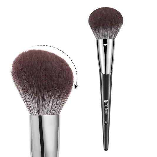 DUcare Powder Brush for Loose Powder - Fluffy Makeup Brushes with Soft Synthetic Bristles for Setting Powder/Blush/Highlighter, Large Face Makeup Brush for Flawless Application