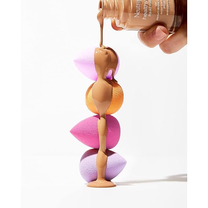 Neutrogena Healthy Skin Liquid Makeup Foundation with Broad Spectrum SPF 20 Sunscreen, Medium Coverage Foundation with Nourishing Pro-Vitamin B5, Buff 30, 1 fl. oz