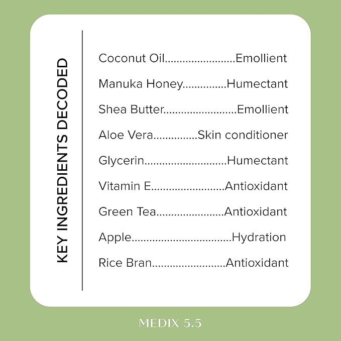 Medix 5.5 Brightening Vitamin C Cream + Coconut Oil Moisturizer Skin Care Set | Body Cream & Face Lotion Bundle | Firming Body Lotion Set For Women, Crepey Skin Treatment, Wrinkles, Cellulite, 2PC