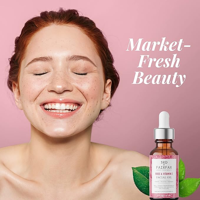 Rose & Vitamin E Facial Oil - 2oz