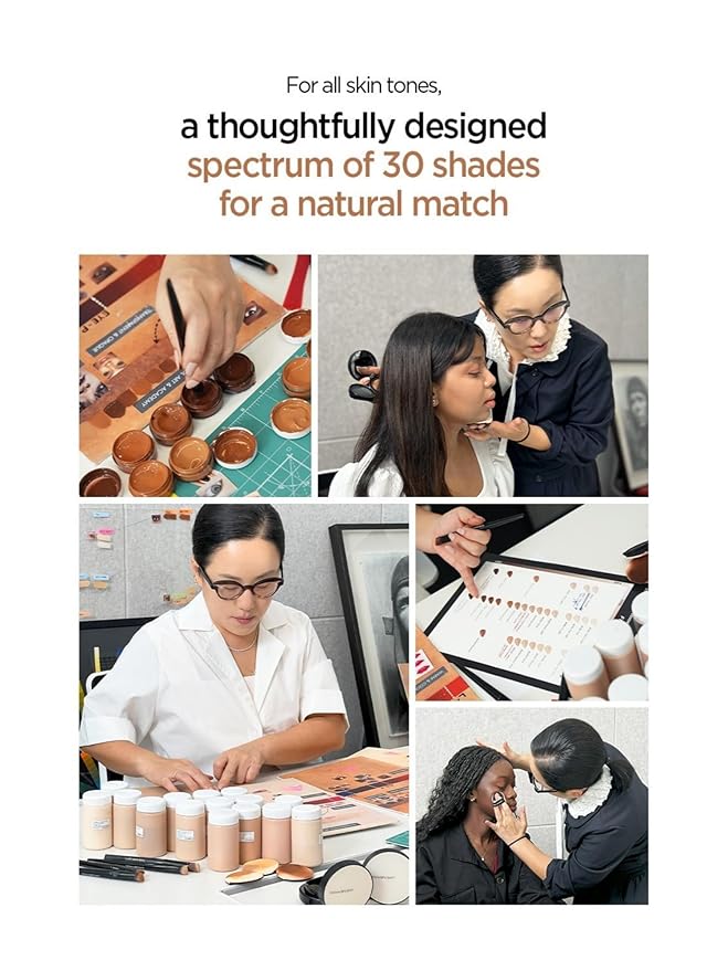 JUNG SAEM MOOL Essential Skin Nuder Cushion 26W Oat 0.49 Fl Oz, No Refill, Natural Radiant Finish Cushion Foundation with Buildable Coverage, Lightweight Texture, Korean Foundation Makeup