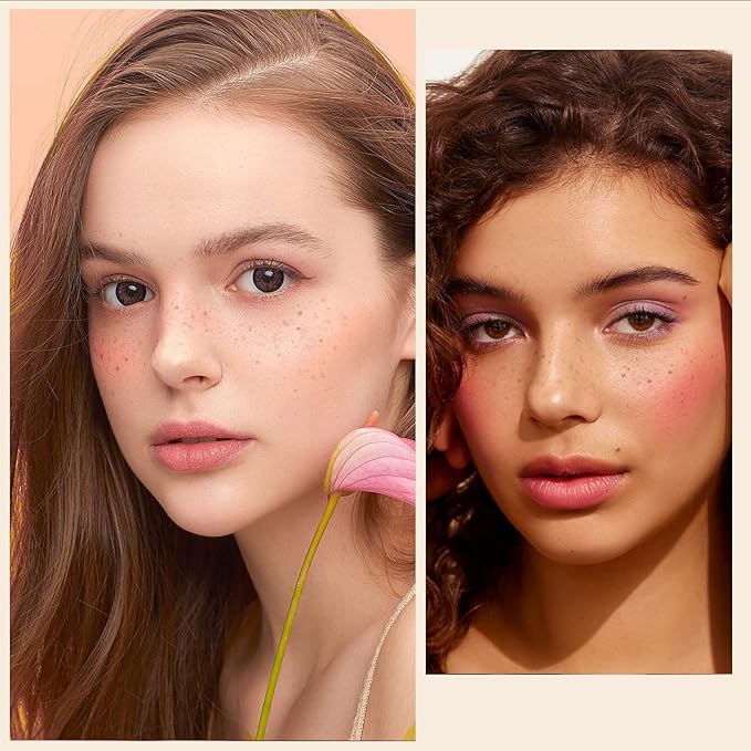 Freckle Cushion Natural Like Freckle Makeup Fake Freckles Pen Waterproof Long Lasting Quick Dry, Get Sun-kissed Stars Makeup Freckle in One Press, Fresh Brown, 15g