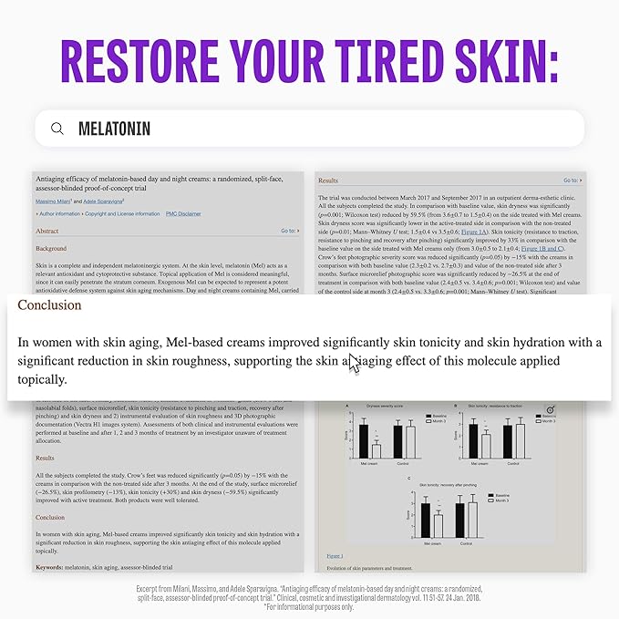 Time Return Melatonin Cream Toner | Highly Moisturizing Facial Toner for Sensitive Skin | Clarifying & Calming Toner for Face | Hydrating Toner for Face | Toner Cream Skin Toner (6.76 fl oz)