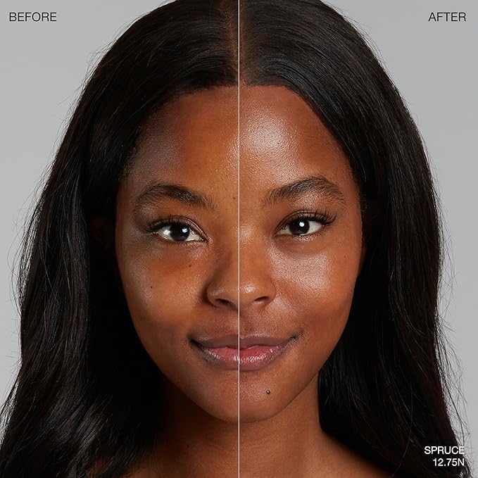 Ogee Sculpted Complexion Foundation Stick (Spruce 12.75N - Deep, Bronze Undertones) Full Coverage Foundation Makeup - Instantly Balance & Even Complexion - 70% Organic Ingredients