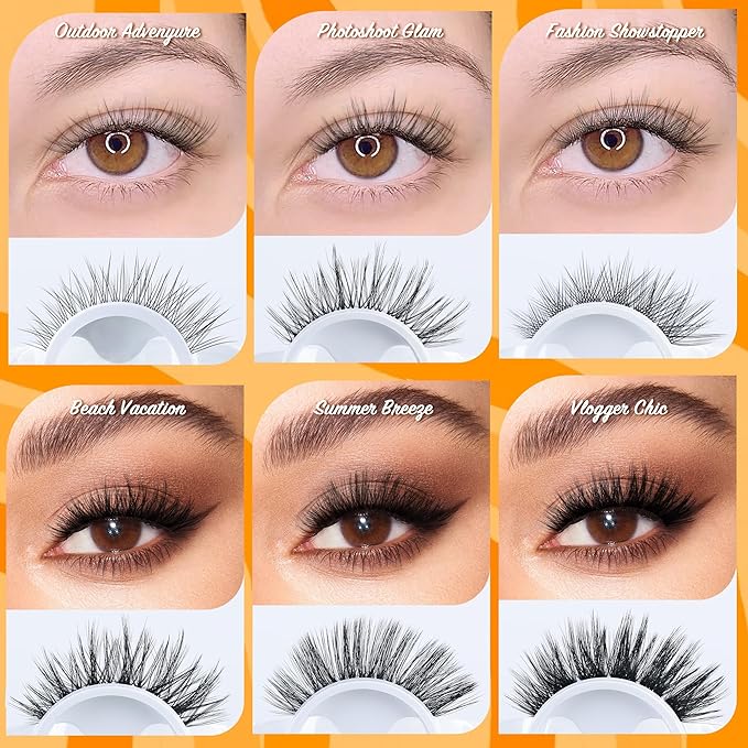Fluffy Lash Clusters - 360Pcs Natural 0.05D Eyelash Clusters, Left & Right Eyelashes, Urtra Lightweight Cat Eye Clusters for Starter DIY at Home(Eyelashes Only)