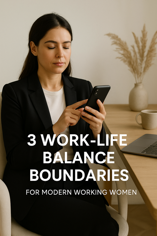 Thrive, Not Just Survive: 3 Non-Negotiable Boundaries for the Modern Working Woman's Work-Life Balance