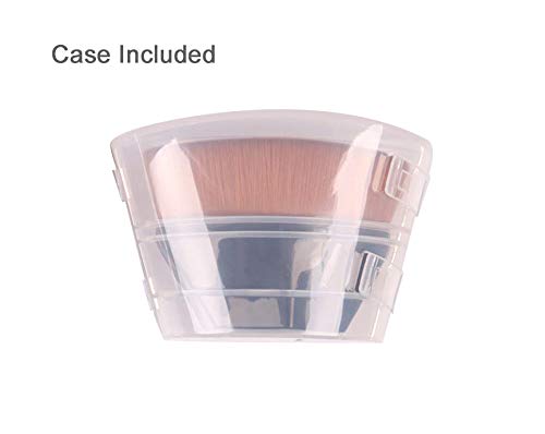 Foundation Makeup Brush Fast Flawless Application Blusher Liquid Cream Powder Cosmetic Body Blending Tool, Black