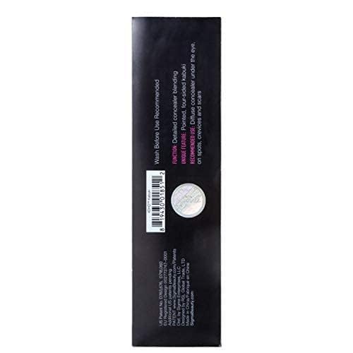 Sigma Beauty 4DHD Kabuki Brush – Pyramid-Shaped Kabuki Makeup Brush for Blending Concealer and Powder on Spots, Scars, Crevices and Under Eye - Offers Precise Application & Detailed Coverage