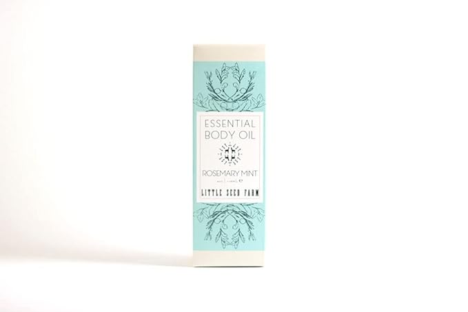 Little Seed Farm Essential Body Oil, Rosemary Mint, 4oz