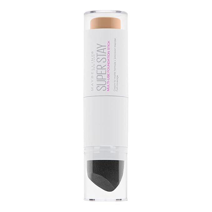 Maybelline New York Super Stay Foundation Stick For Normal to Oily Skin, Buff Beige, 0.25 oz.