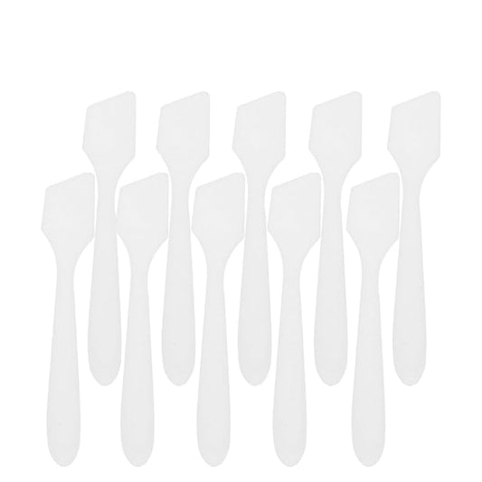 100pcs Face Cream Scoop Makeup Scoop Makeup Spoon Cosmetic Scoop Cosmetic Spatula Face Mask Scoop Face Cream Spatula