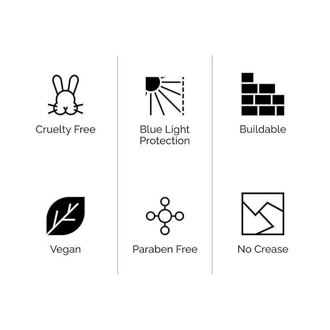 OFIR Skin Satin Medium Coverage Foundation | Buildable, Non-Creasing Finish | Vegan, Cruelty-Free, Paraben-Free Makeup | Blue Light Protection | 1 FL OZ (Flax - Medium Warm)