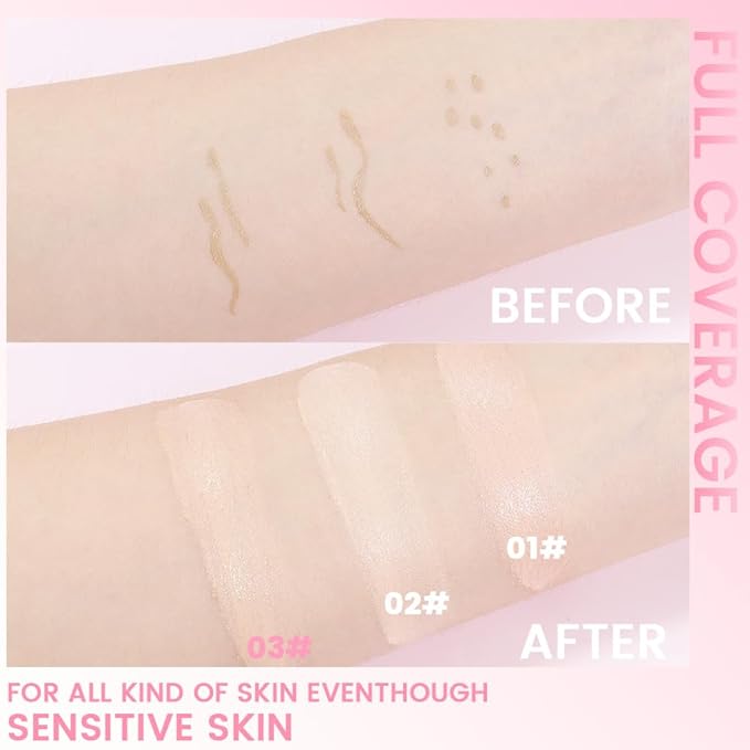 Nuder Cushion Foundation,Natural Beige for Natural & Medium with Neutral Skin Tone,Long-Lasting,Lightweight,Flawless Coverage,Dewy Finish,Concealing Blemishes and Under-eye Bags for All Skin Types