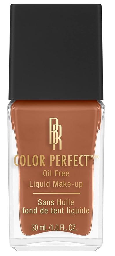 Black Radiance Color Perfect Liquid Full Coverage Foundation Makeup, Nutmeg, 1 Ounce