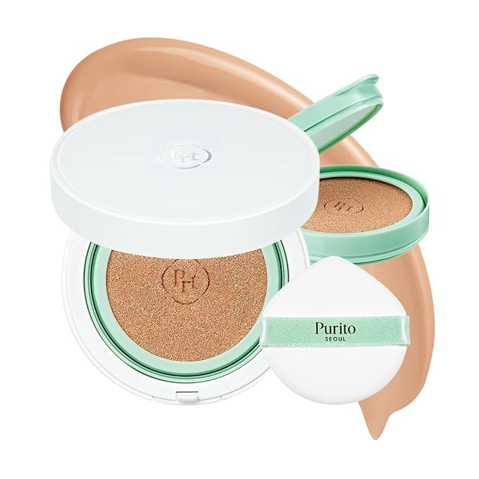 PURITO SEOUL Wonder Releaf Centella BB Cushion #13 Neutral Ivory, Foundation, Korean Centella, Makeup Long Lasting, Flawless Coverage, K-Beauty, 15g, 0.52 fl.oz
