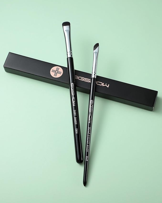 EIGSHOW Eyeshadow Smudge Brush & Eyeliner Brush, High-End Precision Eye Makeup Tools for Blending Cat Eye, Winged Liner (E865&E806)