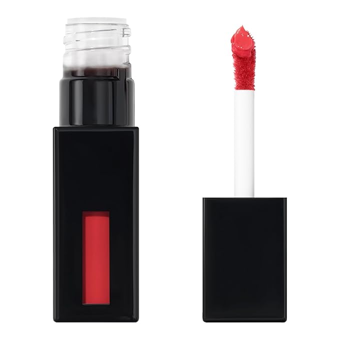 e.l.f. Glossy Lip Stain, Long-Lasting, Lightweight Lip Stain For A Sheer Pop Of Color & Subtle Gloss Finish, Vegan & Cruelty-Free, Polished Peach