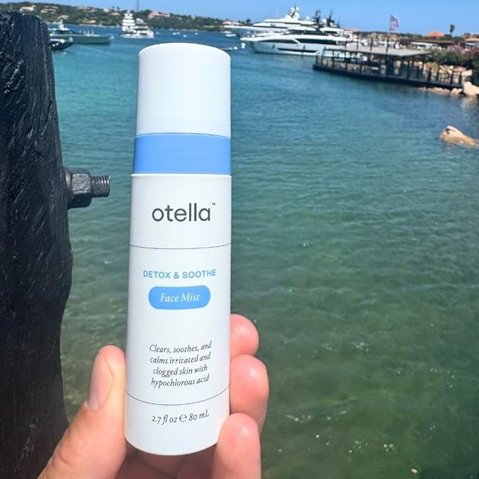 Detox & Soothe Face Mist with Hypochlorous Acid | Reduces Redness & Breakouts | pH Balance & Skin Cleansing for Active Lifestyles | TSA Approved, 2.7 oz | Clean Ingredients