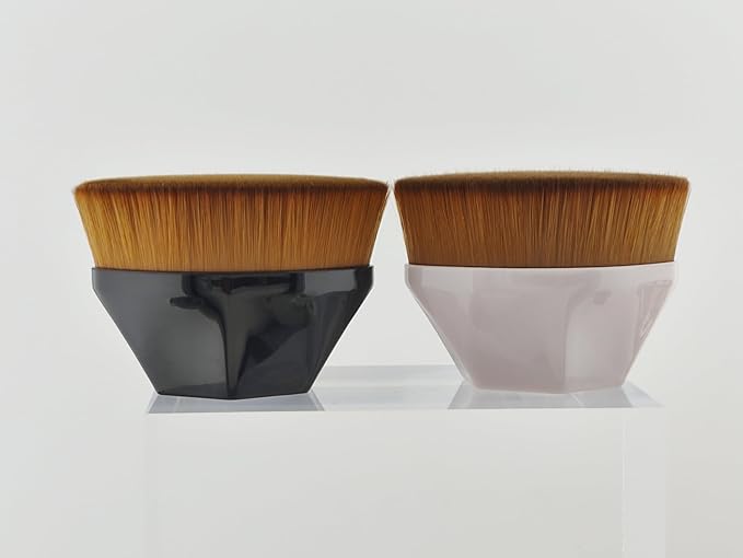 Foundation Makeup Brush Fast Flawless Application Blusher Liquid Cream Powder Cosmetic Body Blending Tool, Pink