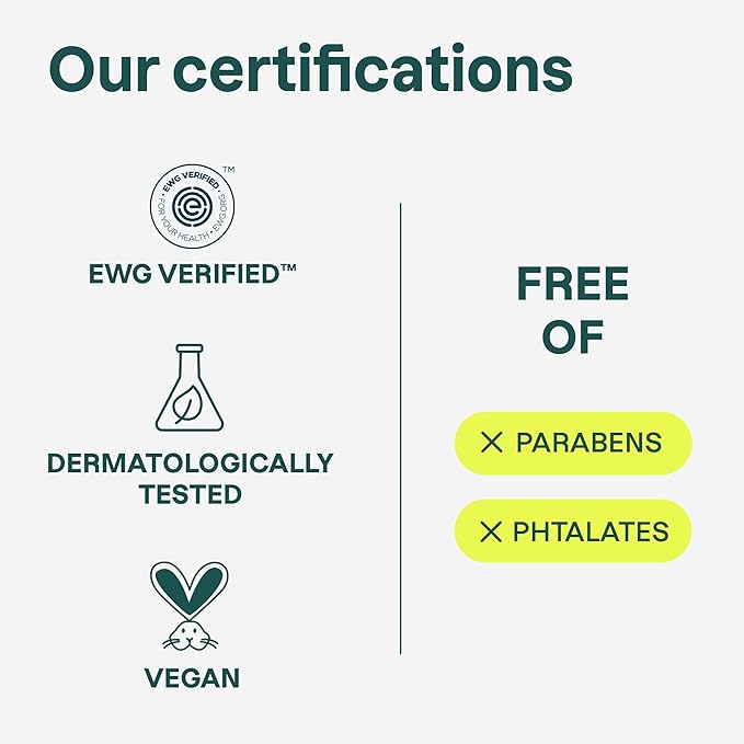 ATTITUDE Body Cream, EWG Verified Moisturizer, Vegan Moisturizing Products For Dry Skin, Dermatologically Tested, Ginseng and Grapeseed Oil, 8 Fl Oz (Pack of 6)