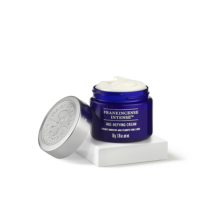 Neal's Yard Frankincense Intense Age Defying Cream with Carnauba Wax, Smoothes & Plumps Fine Lines & Wrinkles, Cruelty-Free, 50g