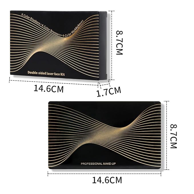 16 Colors Contour Palette Make up - Blush Highlighters Bronzer Powder All in one Makeup Palettes Contour Kit - Face Cosmetics Gifts for Women Beauty for Festivals (SET1)