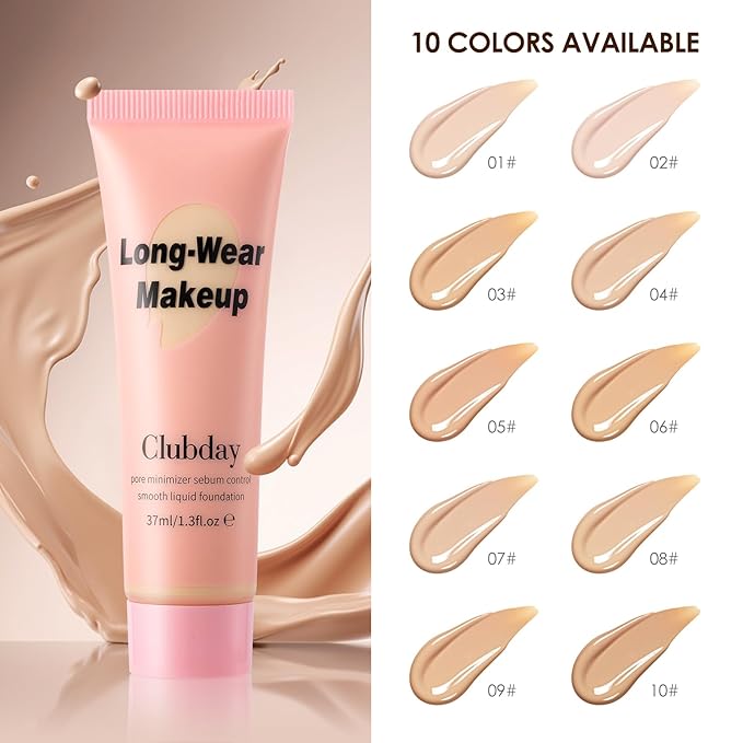 Liquid Foundation Full coverage Long-Lasting Buildable Weighless Foundation Cream Active Wear Color Stay Makeup-03