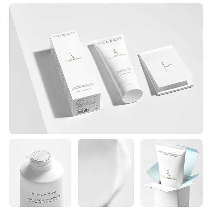 Body Lotion with Folic Acid,Stretch marks cream,Hyaluronic acid body lotion,Shea butter,Skin Firms, Smooth, unscented cream,sensitive skin, Moisturizing Dry Skin (6.7oz)