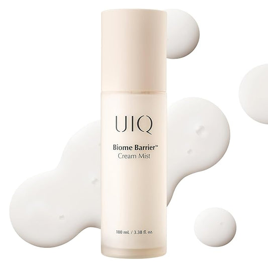 UIQ Biome Barrier Cream Mist - Facial Barrier Mist for Hydration & Skin Barrier Repair, Microbiome-Based Korean Skin Care, 3.38 fl oz