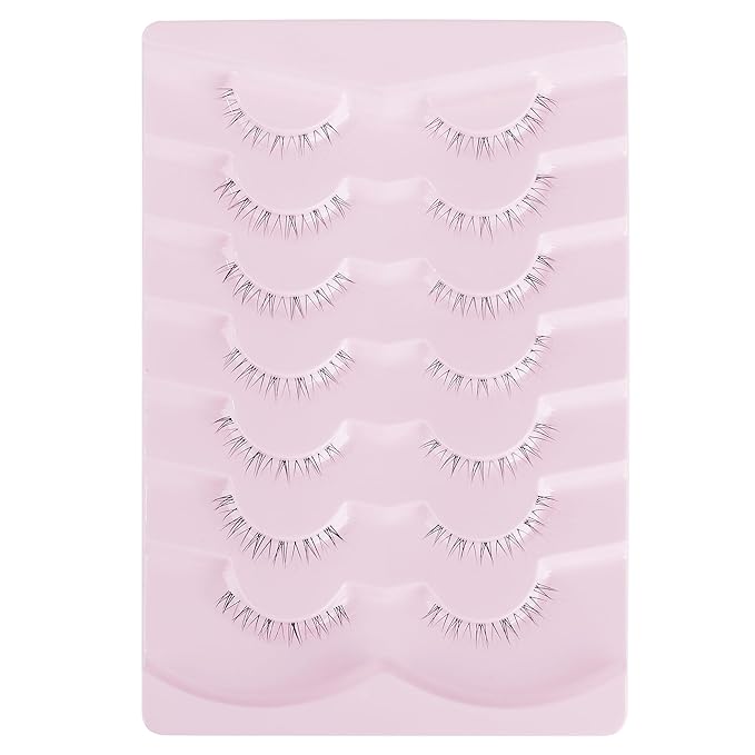 Eyelashes False Bottom Lashes Lower Lashes Fake Bottom Eyelashes 7 Pairs R-2