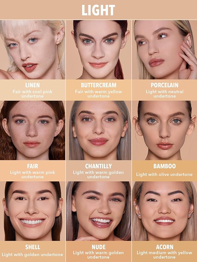 SHEGLAM SKin-Focus Full Coverage Powder Foundation Oil-Control Lightweight Face Pressed Powder Makeup-Nude