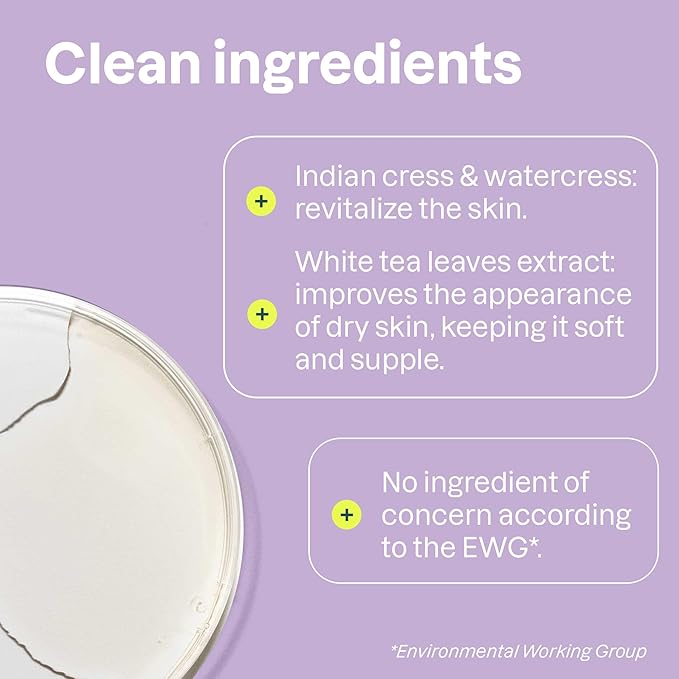 ATTITUDE Body Cream, EWG Verified Moisturizer, Vegan Moisturizing Products For Dry Skin, Dermatologically Tested, White Tea Leaves, 8 Fl Oz (Pack of 6)