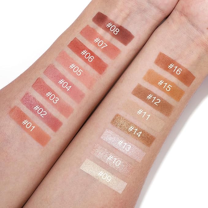 16 Colors Contour Palette Make up - Blush Highlighters Bronzer Powder All in one Makeup Palettes Contour Kit - Face Cosmetics Gifts for Women Beauty for Festivals (SET1)