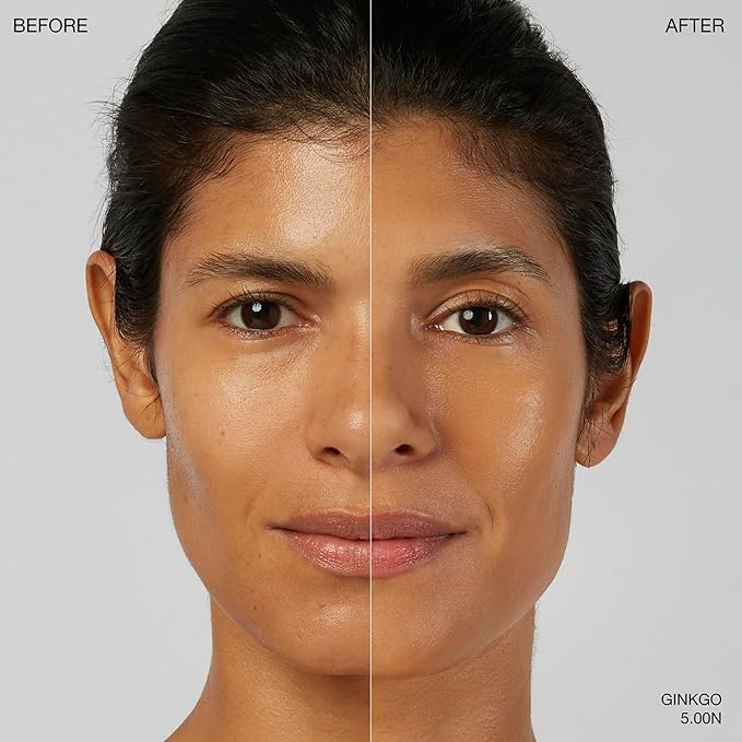 Ogee Sculpted Complexion Foundation Stick (Ginkgo 5.00N - Medium Tan, Neutral Undertones) Full Coverage Foundation Makeup - Instantly Balance & Even Complexion - 70% Organic Ingredients