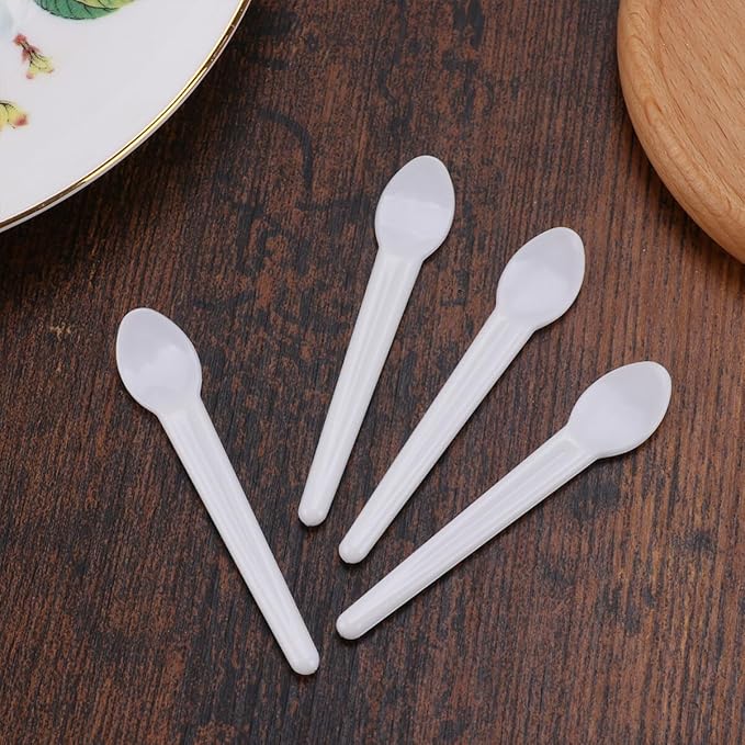 100pcs Makeup Scoop Cosmetic Scoop Face Cream Spatula Face Cream Scoop Face Mask Scoop Cosmetic Spatula Makeup Spoon