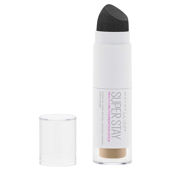 Maybelline New York Super Stay Foundation Stick For Normal to Oily Skin, Natural Beige, 0.25 oz.
