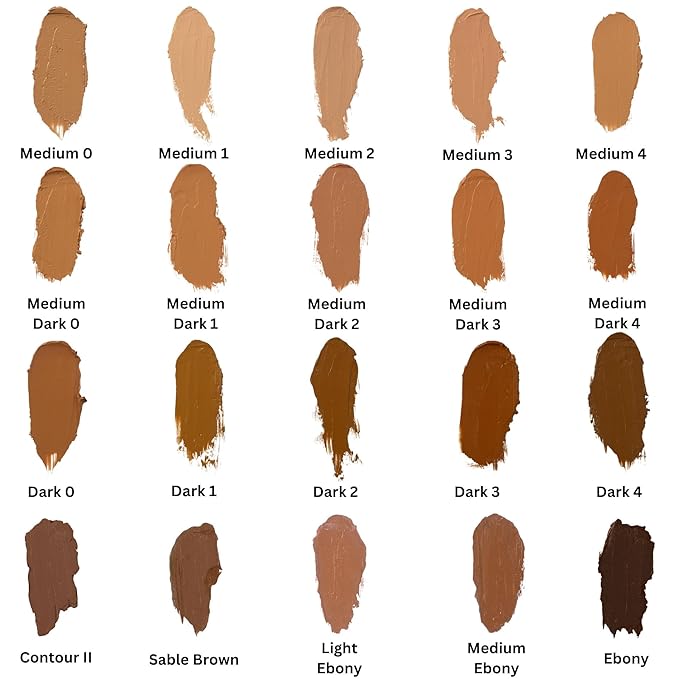 Mehron Makeup CreamBlend Stick - Foundation (.75 oz) (MEDIUM EBONY)